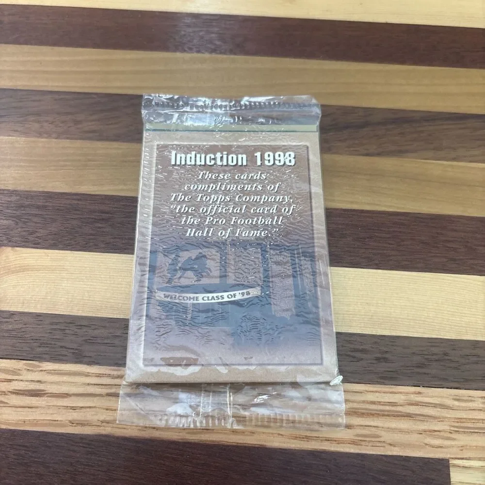 Topps Class of 1998 Pro Football Hall of Fame Complete HOF Card Set Rare! Sealed